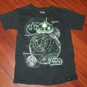 Star wars bb8 blueprint graphic tee sz S
